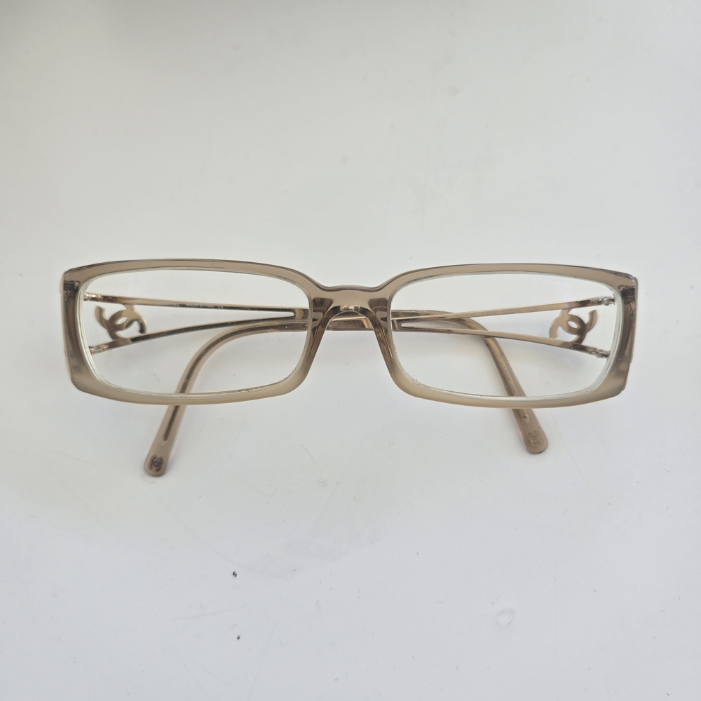 Authentic CHANEL Women's Glasses - Tan